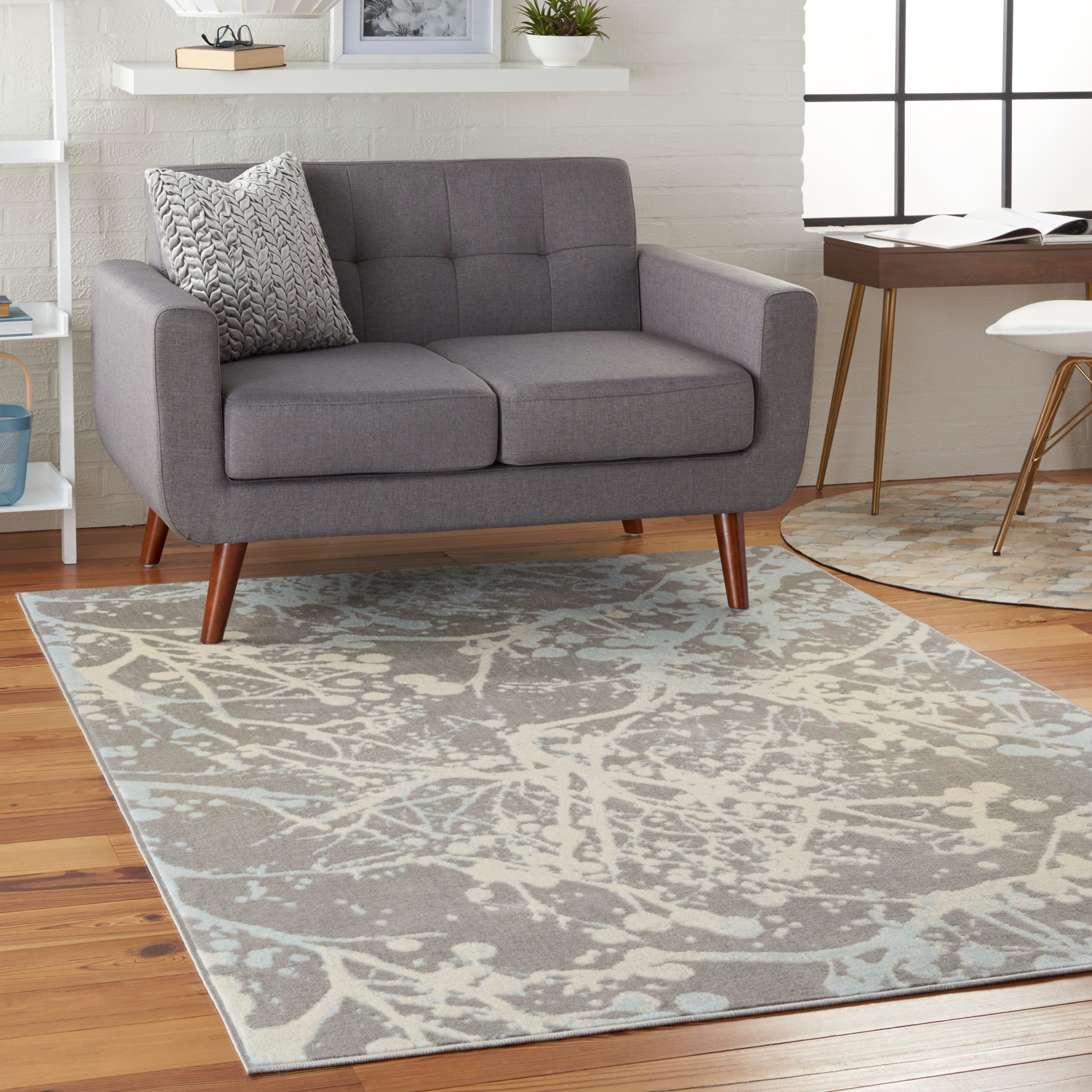 Nourison Home Jubilant  Grey  Contemporary