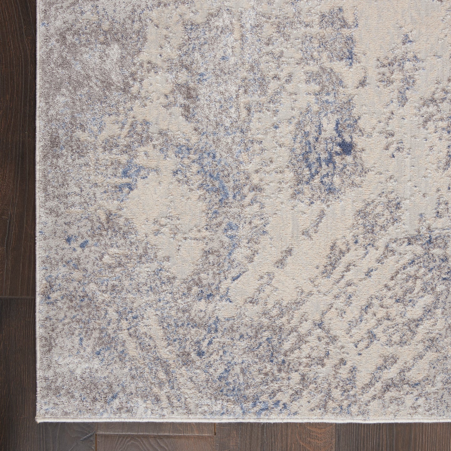 Nourison Home Silky Textures  Ivory Grey  Contemporary