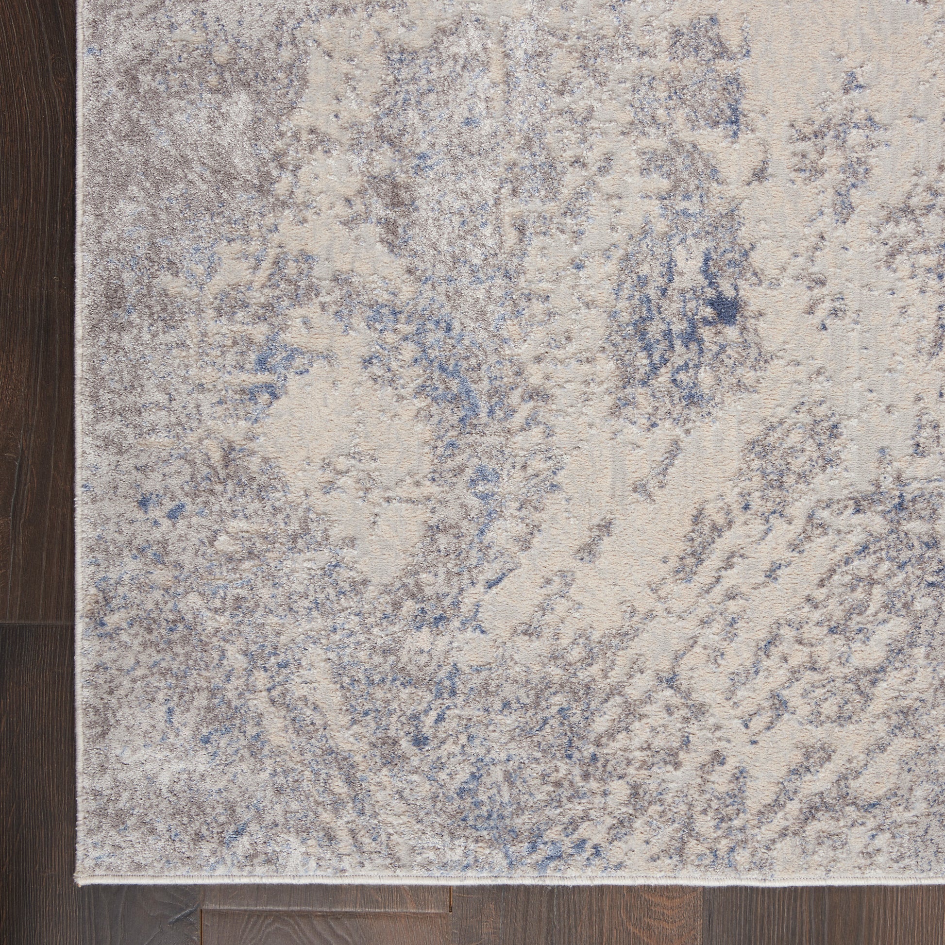 Nourison Home Silky Textures  Ivory Grey  Contemporary