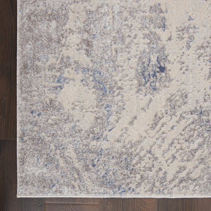 Nourison Home Silky Textures  Ivory Grey  Contemporary
