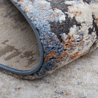 Feizy Gilmore  Ivory Multi Modern/Casual/Bohemian & Eclectic