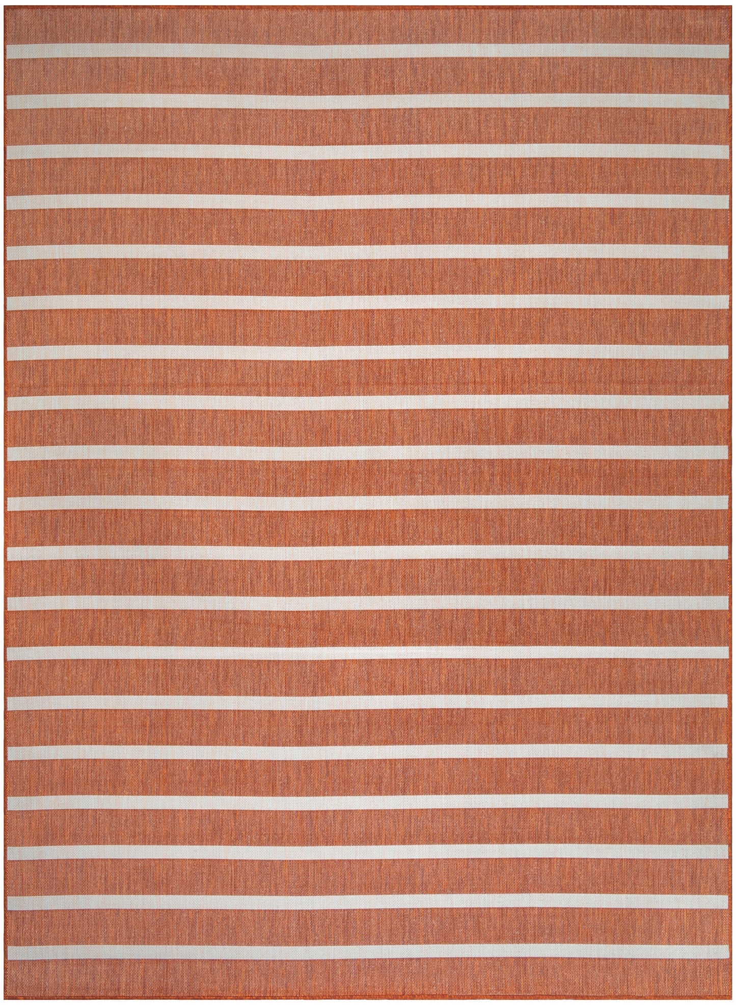 Nourison Home Positano POS03 Terracotta Ivory Contemporary Power-loomed Rug