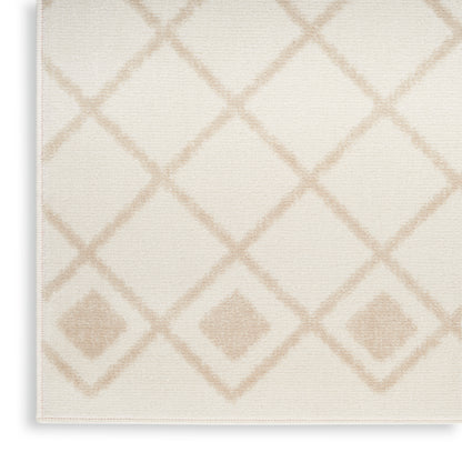 Nourison Home Grafix  Ivory Beige  Transitional