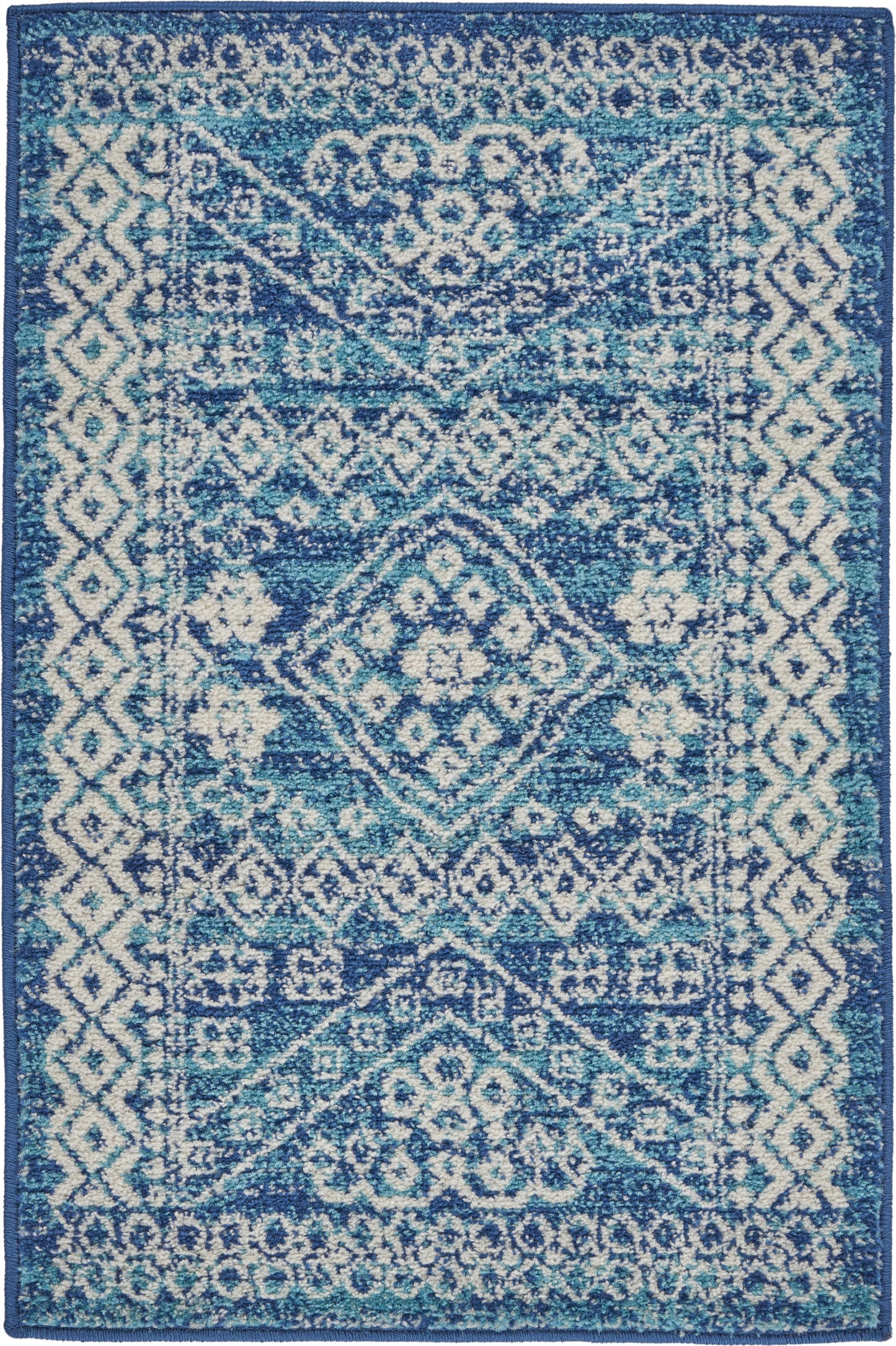 Nourison Home Passion PSN27 Navy Blue Transitional Power-loomed Rugs