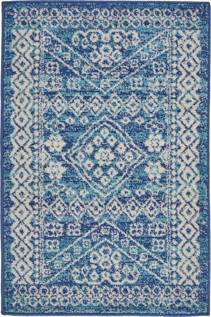 Nourison Home Passion PSN27 Navy Blue Transitional Power-loomed Rugs