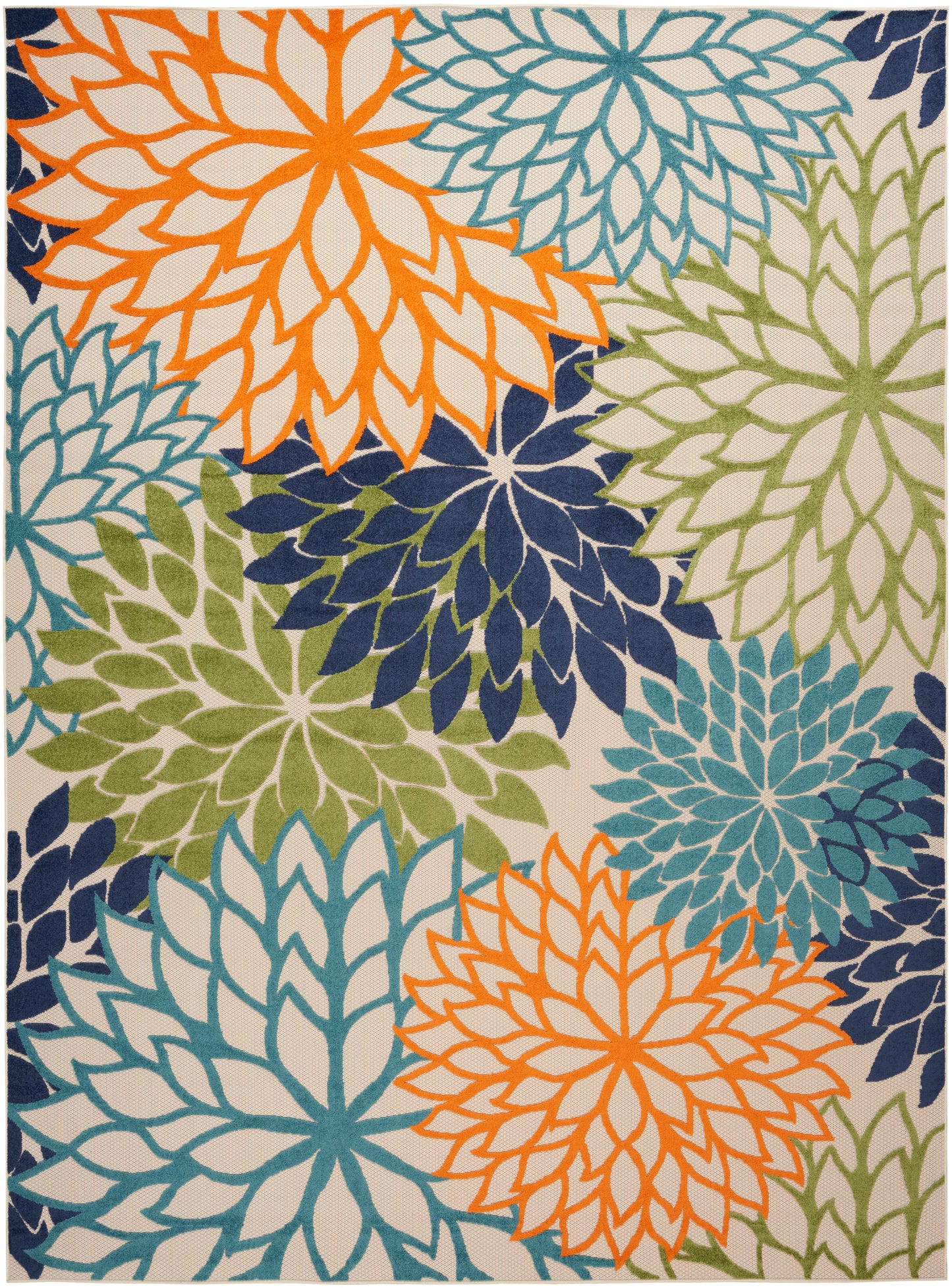 Nourison Home Aloha ALH05 Multicolor Contemporary Power-loomed Rugs