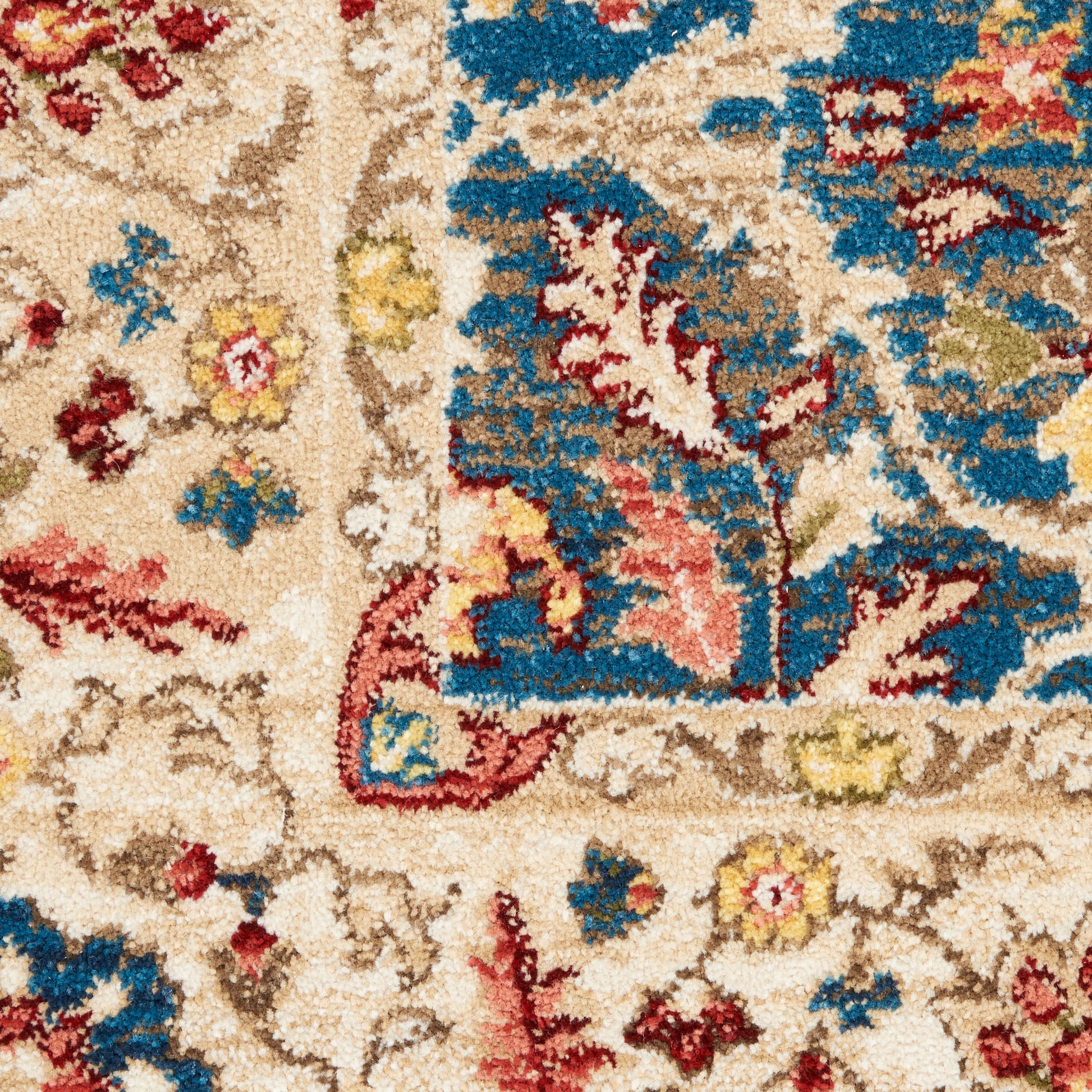 Nourison Home Karisma  Blue Ivory  Traditional