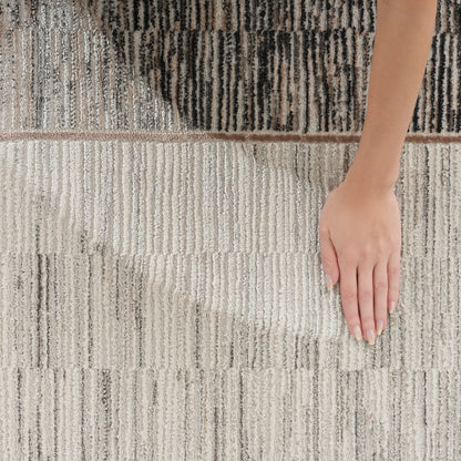 Nourison Home Desire  Grey Black  Contemporary