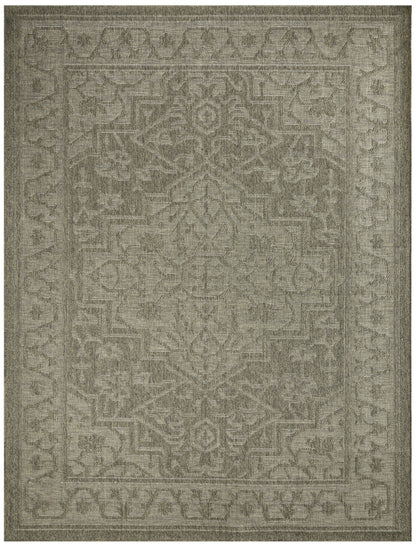 Nourison Home Tulum TLM05 Olive Contemporary Loom-woven Rug