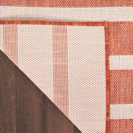 Nourison Home Positano  Terracotta Ivory  Contemporary