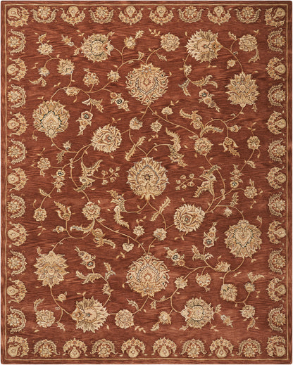 Nourison Home Nourison 2000 2421 Rust Traditional Tufted Rug