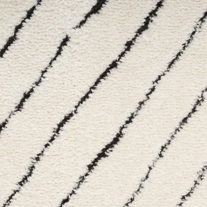 Nourison Home Modern Comfort  Ivory Black  Contemporary