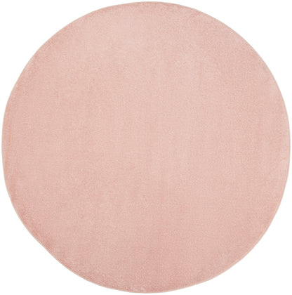 Nourison Home Nourison Essentials NRE01 Pink Contemporary Power-loomed Rug