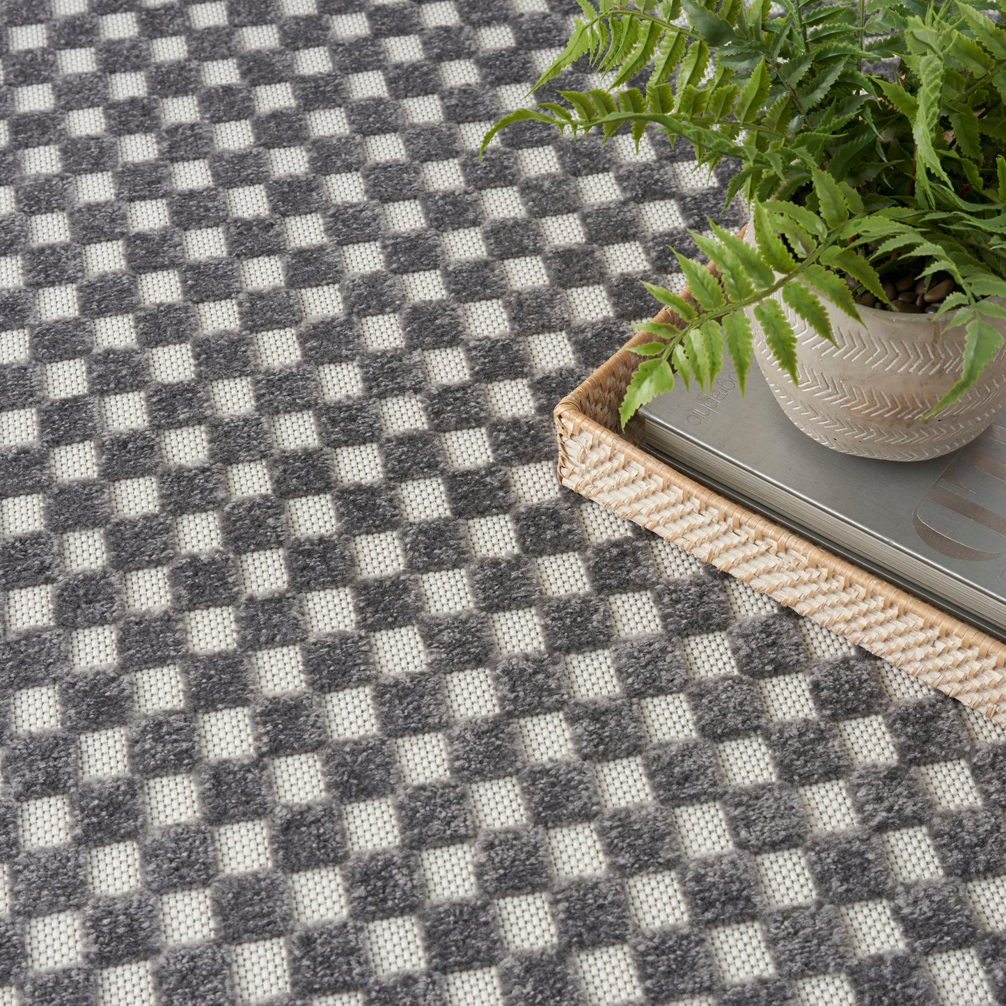 Nourison Home Care Free  Grey  Contemporary