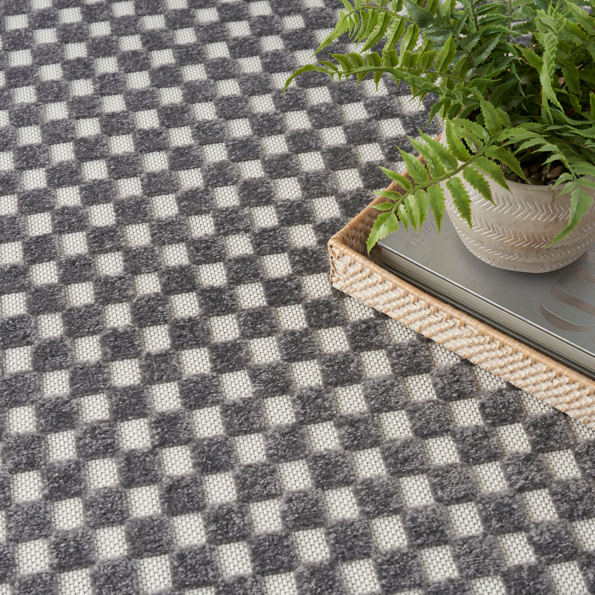 Nourison Home Care Free  Grey  Contemporary