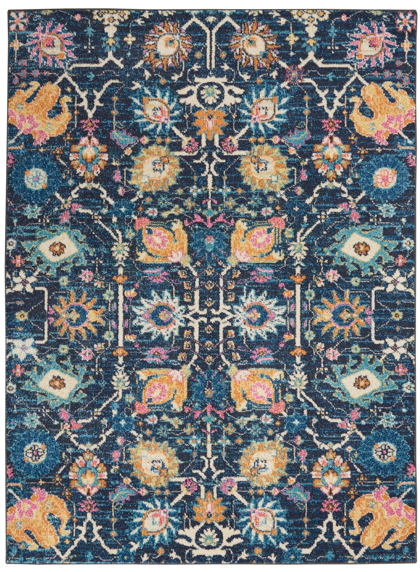 Nourison Home Passion PSN01 Navy Transitional Power-loomed Rugs