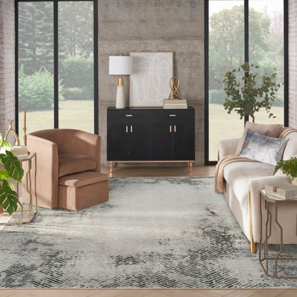 Nourison Home Dekor  Grey Charcoal  Contemporary