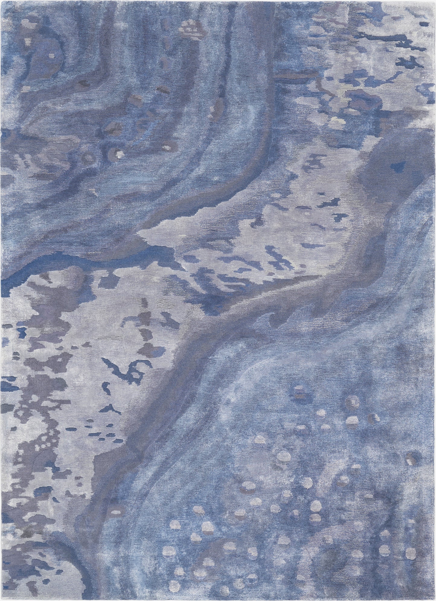 Nourison Home Prismatic PRS05 Blue Contemporary Hand Tufted Rug
