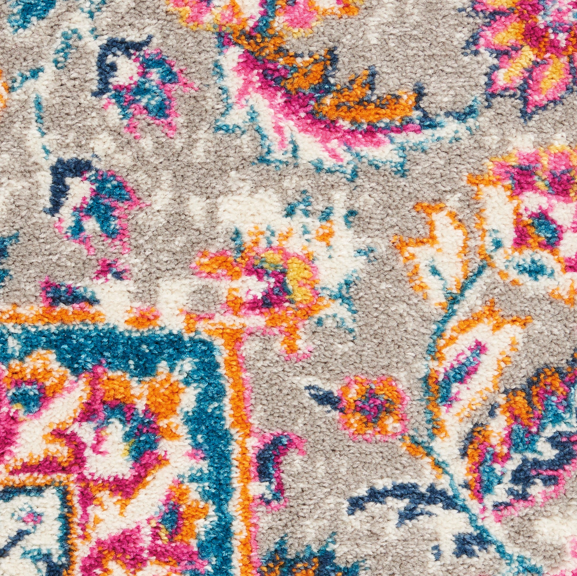 Nourison Home Passion  Grey Multicolor  Traditional