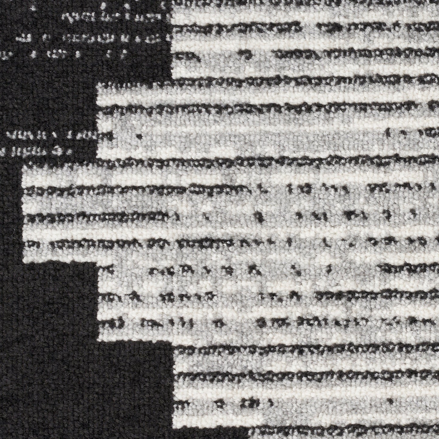 Nourison Home Modern Passion  Black Grey  Contemporary