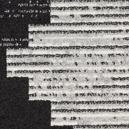 Nourison Home Modern Passion  Black Grey  Contemporary