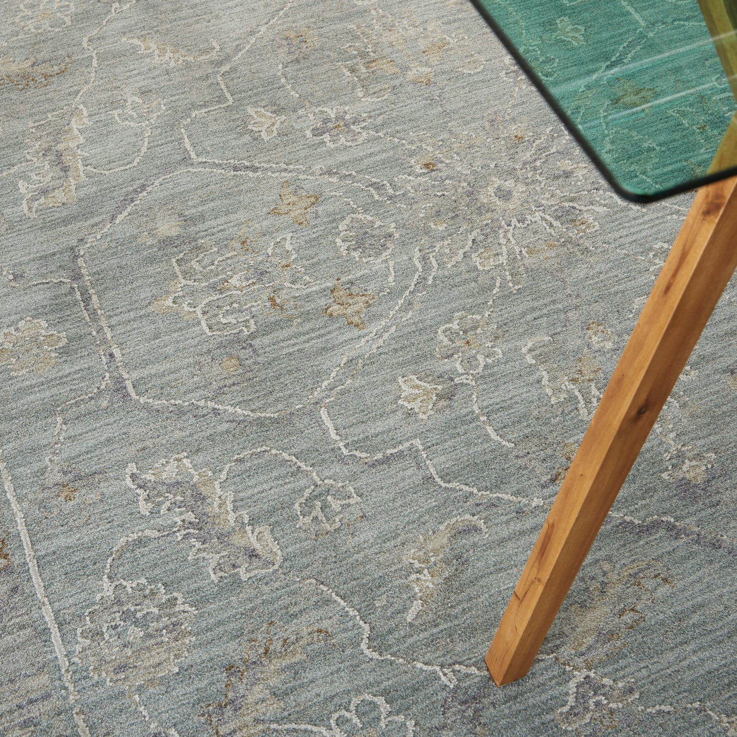 Nourison Home Infinite  Blue  Traditional