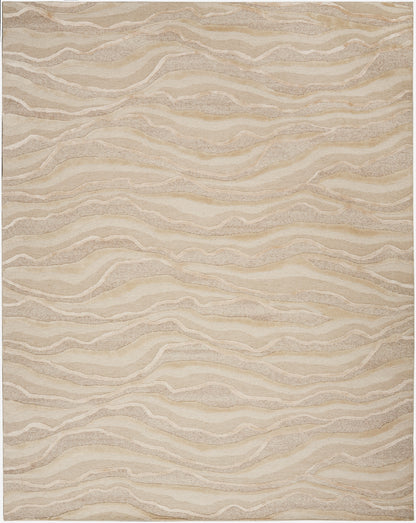 Nourison Home Divine DIV12 Saddle Contemporary Hand Knotted Rug