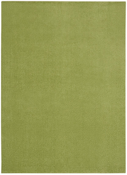 Nourison Home Nourison Essentials NRE01 Green Contemporary Power-loomed Rug