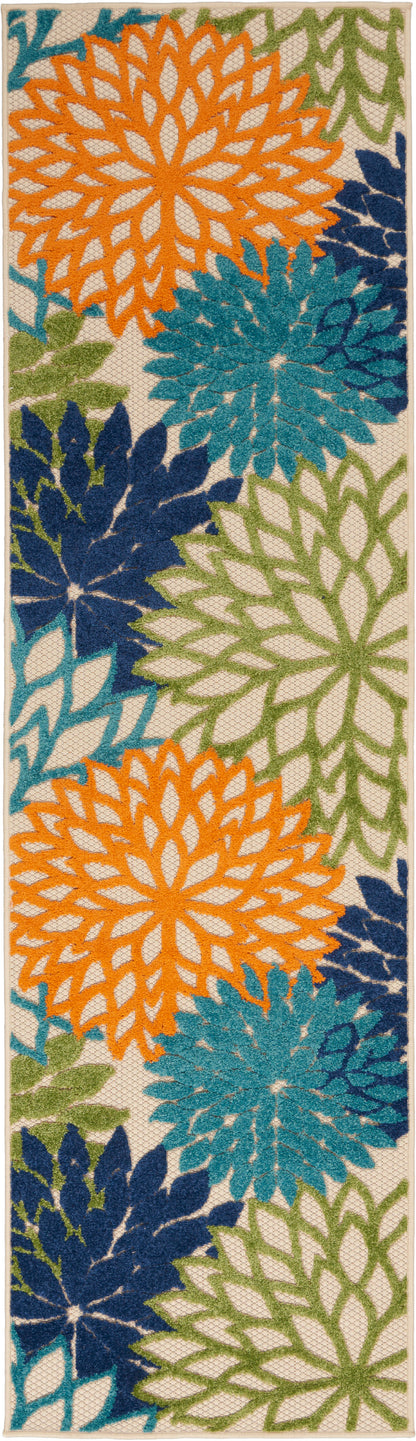 Nourison Home Aloha ALH05 Multicolor Contemporary Power-loomed Rugs
