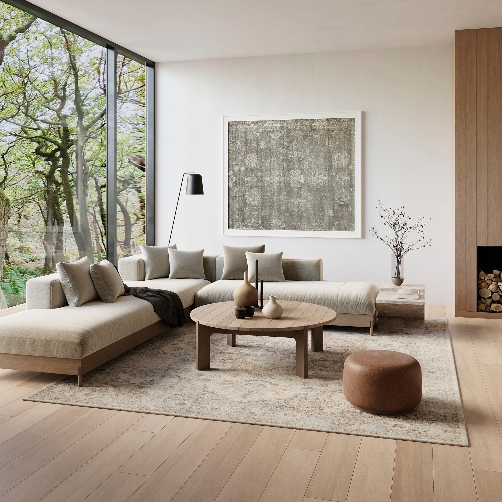 Nourison Home Astra Machine Washable  Silver Grey  Traditional