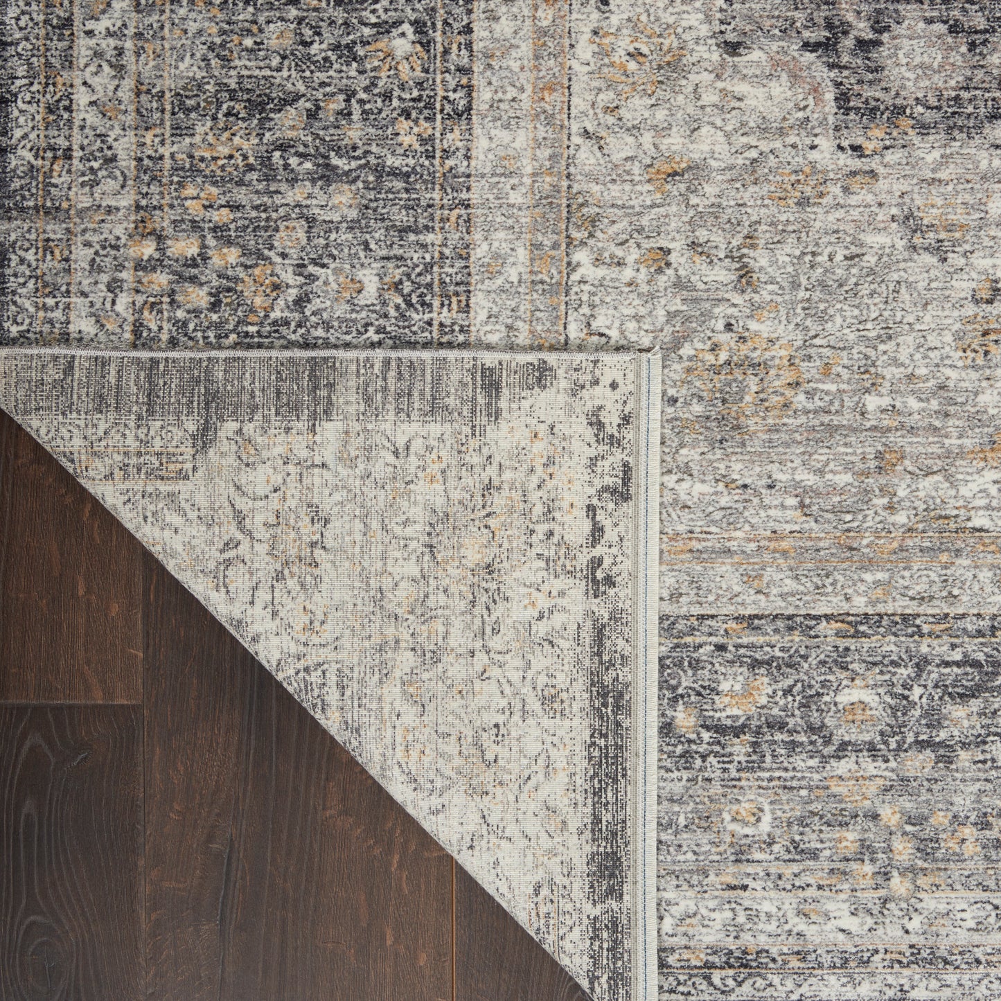 Nourison Home Starry Nights  Charcoal Crème  Traditional