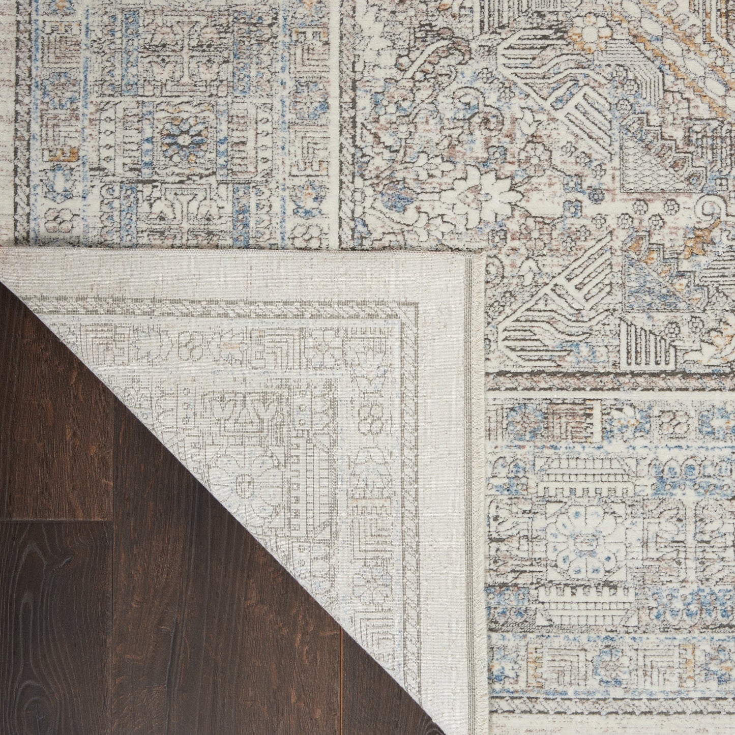 Nourison Home Starry Nights  Cream Grey  Traditional