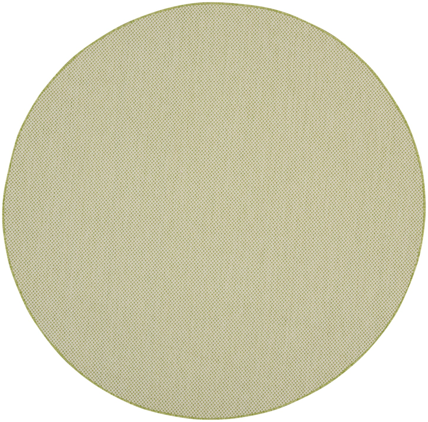 Nourison Home Courtyard COU01 Ivory Green Contemporary Power-loomed Rug