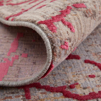 Feizy Pryor  Pink Multi Modern/Casual/Bohemian & Eclectic