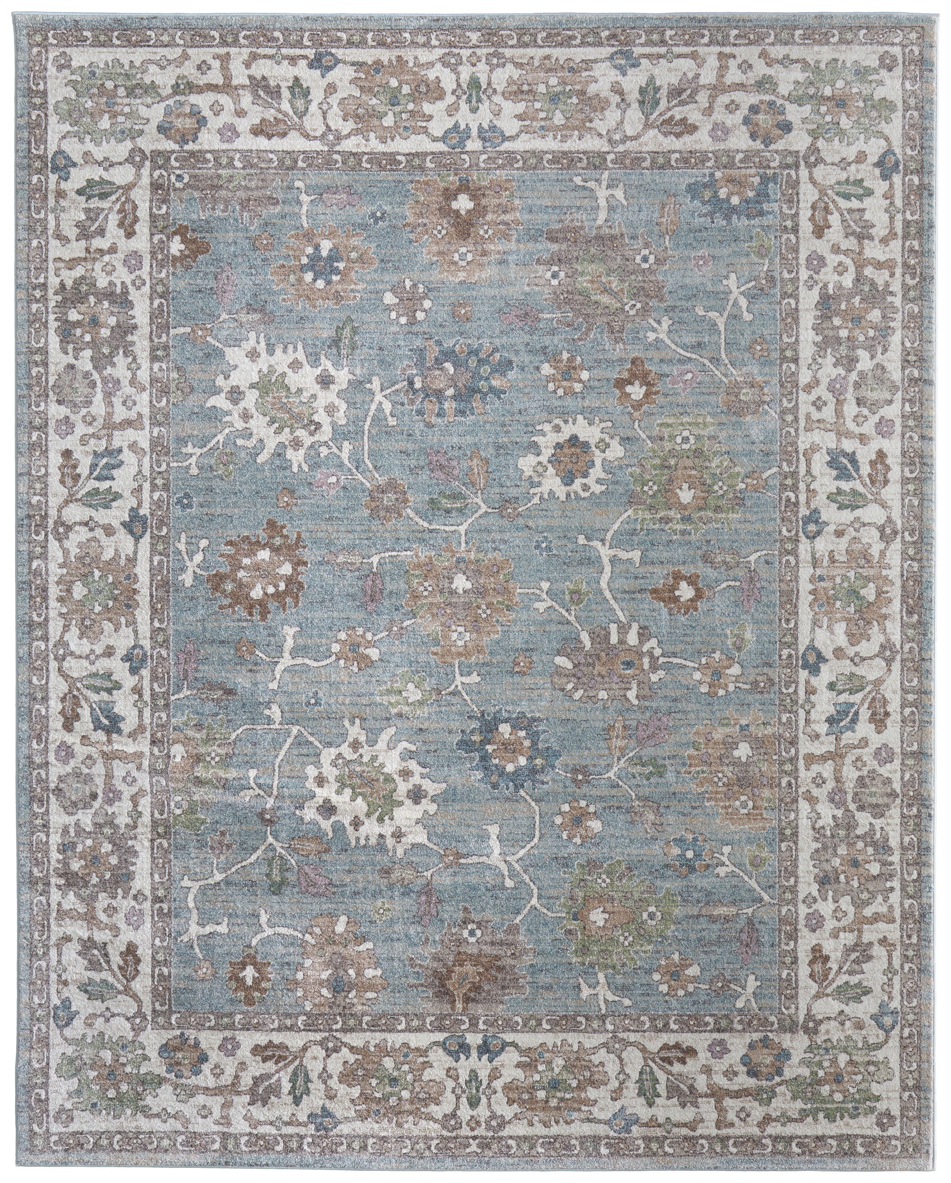 Feizy Dartmouth  Blue Multi Transitional/Bohemian & Eclectic/Casual