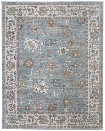 Feizy Dartmouth  Blue Multi Transitional/Bohemian & Eclectic/Casual