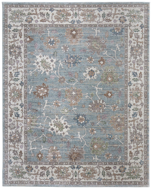 Feizy Dartmouth  Blue Multi Transitional/Bohemian & Eclectic/Casual