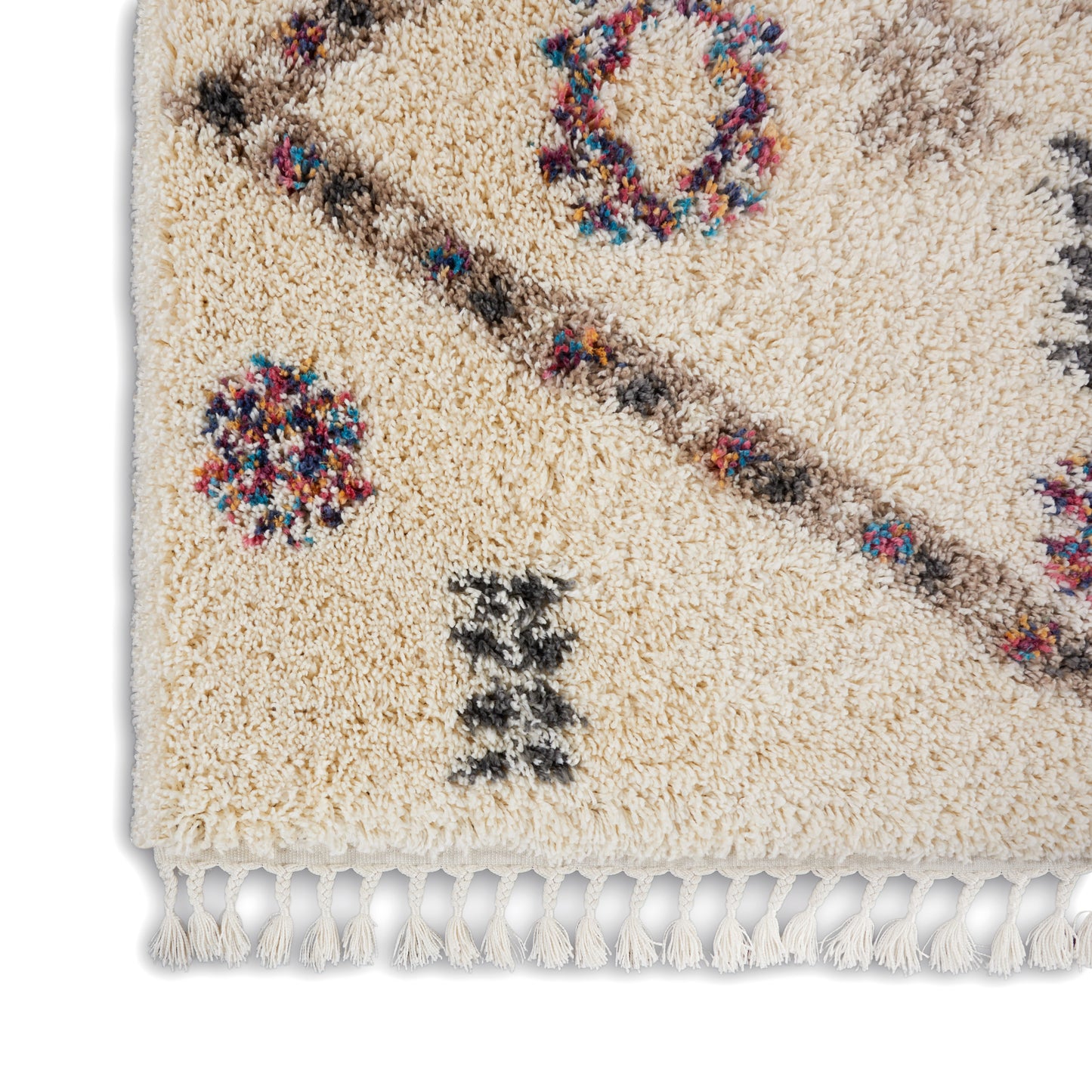 Nourison Home Denmark Shag  Ivory  Contemporary