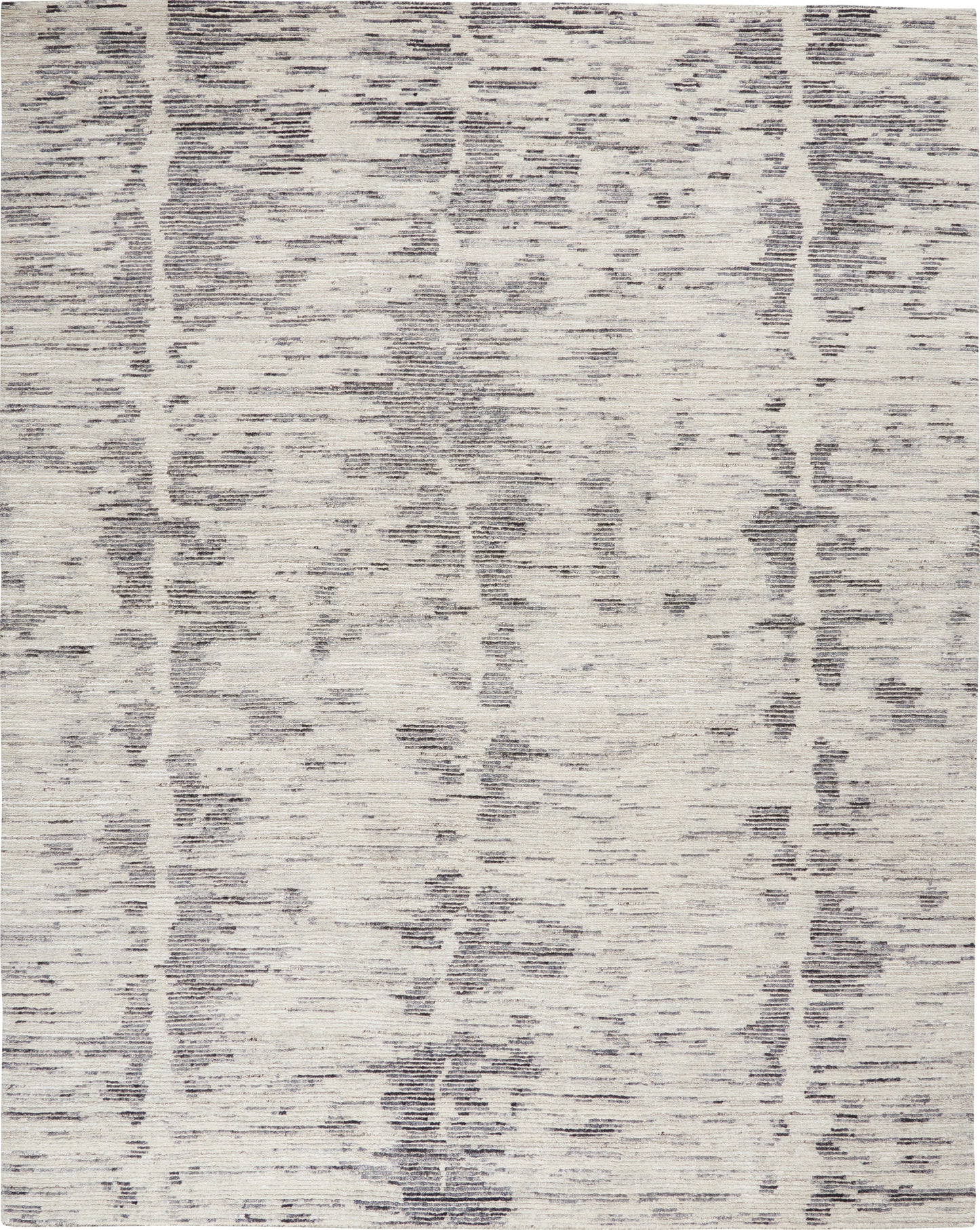 Nourison Home OCEAN OCP03 Cream Charcoal Contemporary Knotted Rugs