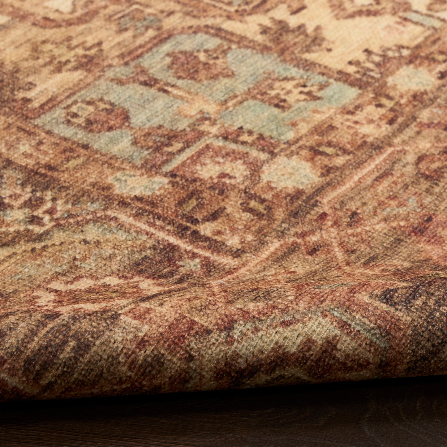 Nourison Home Vintage Washables  Gold  Traditional