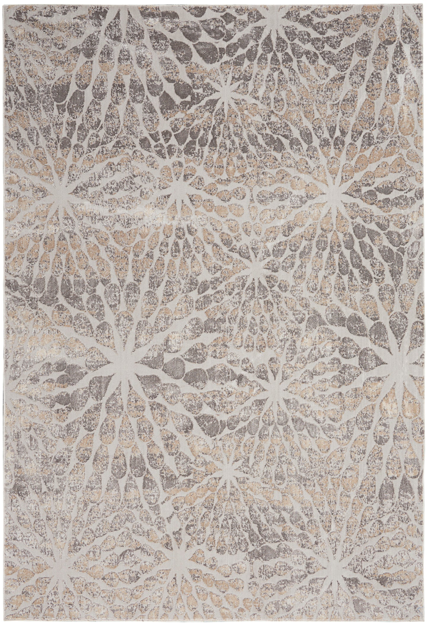 Nourison Home Silky Textures  Ivory Beige  Contemporary
