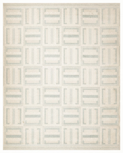 Nourison Home Nordic  Ivory Blue  Contemporary