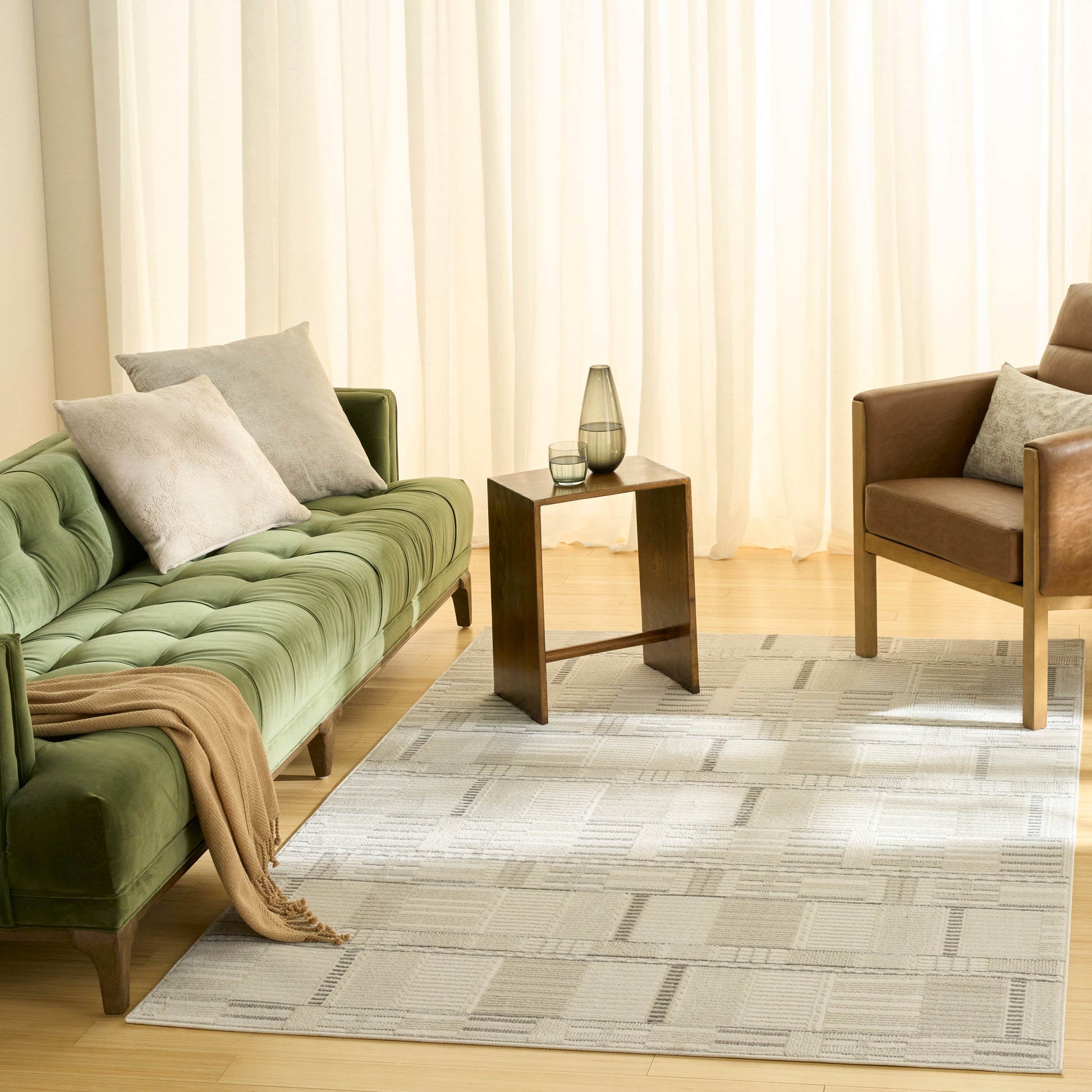 Nourison Home Nordic  Ivory Grey  Contemporary