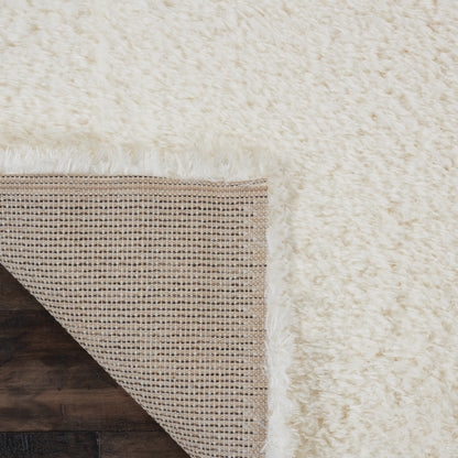 Nourison Home Luxe Shag  Ivory  Contemporary