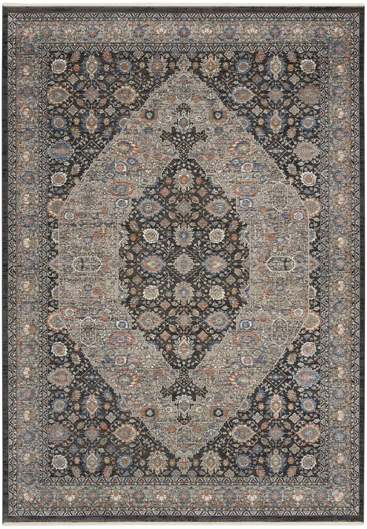 Nourison Home Starry Nights  Grey Blue  Traditional