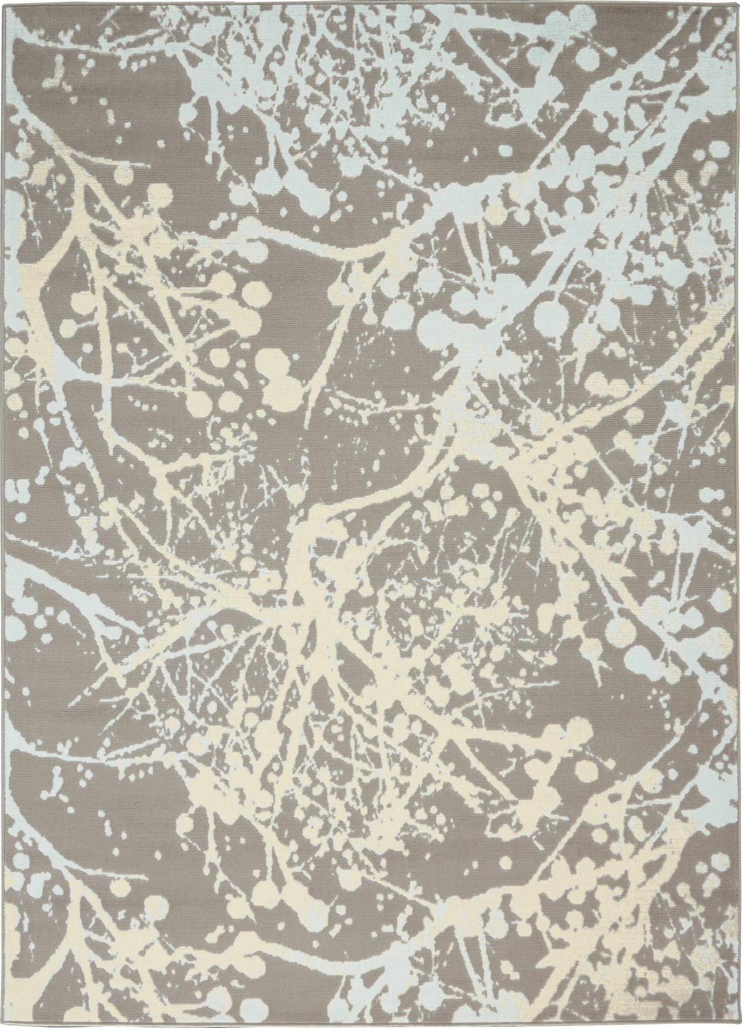 Nourison Home Jubilant JUB12 Grey Contemporary Power-loomed Rug