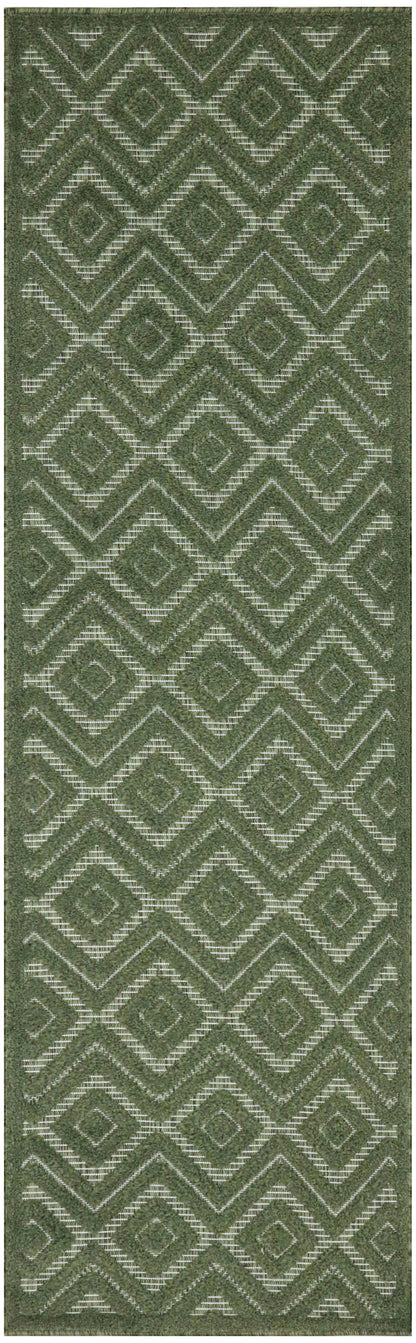 Nourison Home Versatile NRV01 Green Contemporary Flat Weave Rug
