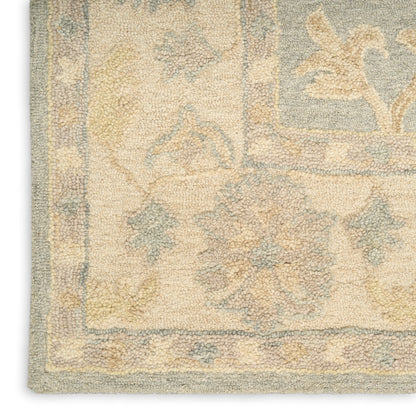 Nourison Home Maison  Blue Ivory  Traditional