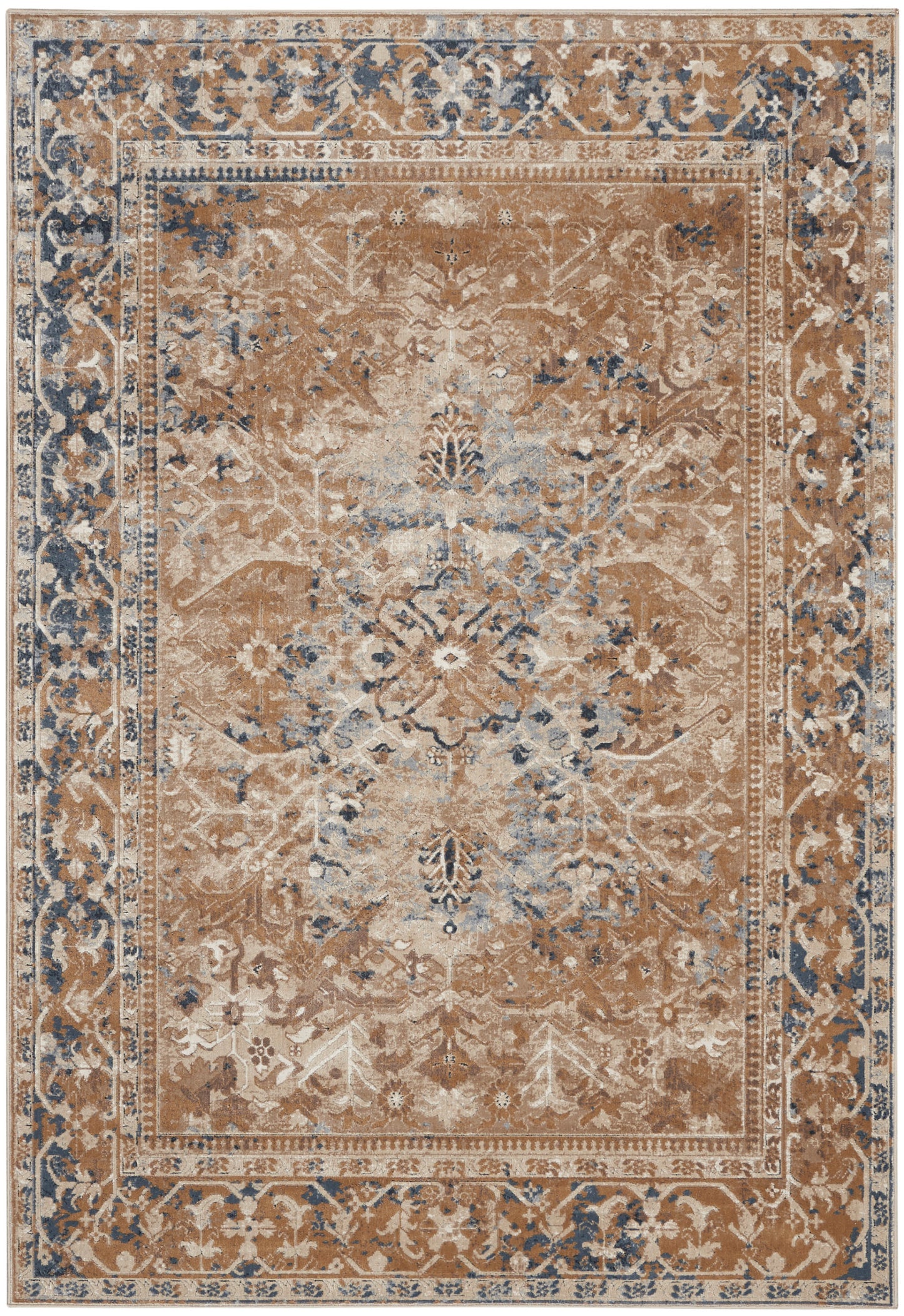 Nourison Home Malta MAI05 Taupe Traditional Power-loomed Rug
