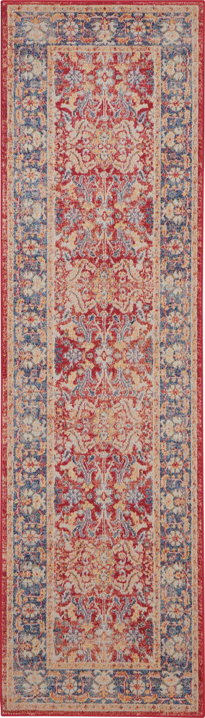 Nourison Home Ankara Global ANR02 Red Traditional Power-loomed Rug